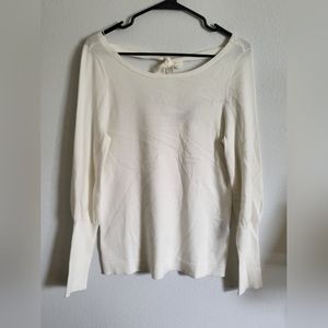 White House Black Market Light sweater